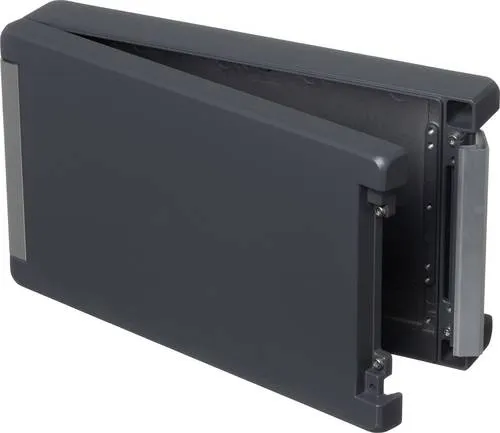 Bopla BA 281706-7024 Industrie-Gehäuse - Universalgehäuse aus Aluminium in Graphitgrau (RAL 7024), robust und ideal für industrielle Anwendungen.