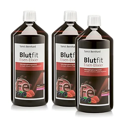 Produktbild Sanct Bernhard Blutfit Eisen-Elixier 3 x 1000 ml