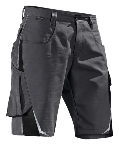 Kübler Pulsschlag Bermuda 2524 anthrazit/schwarz Größe 50 - Shorts mit ergonomischer Linienführung für mehr Bewegungsfreiheit, ausgestattet mit praktischen Taschen und CORDURA-Verstärkungen, ideal für den aktiven Einsatz.