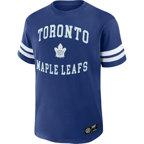 Fanatics NHL Foundation Shirt - Toronto Maple Leafs - XL - Herren T-Shirt in Navy für Sportfans. Aus 100% Baumwolle, mit Rundhalsausschnitt und regulärer Passform, ideal für den Sommer.