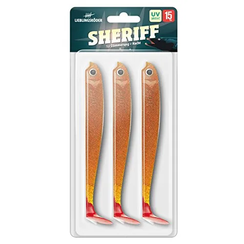 Lieblingsköder Gummifisch Sheriff 15 cm