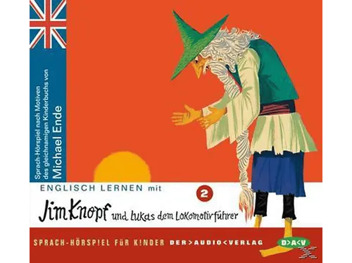 Englisch Lernen Mit Jim Knopf - Michael Ende (CD) - Hörbuch für Kinder, spielerisches Englisch lernen mit der beliebten Geschichte von Jim Knopf und Lukas dem Lokomotivführer.