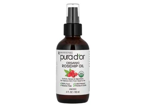 Pura D'or, Organic Rosehip Oil, Bio-Hagebuttenöl, 118 ml