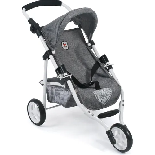 Bayer Chic 2000 Lola (612 76) Puppenwagen - Hochwertiger Puppenwagen für Kinder, mit verstellbarem Griff und praktischem Faltmechanismus, ideal für kleine Puppenmamas und -papas.