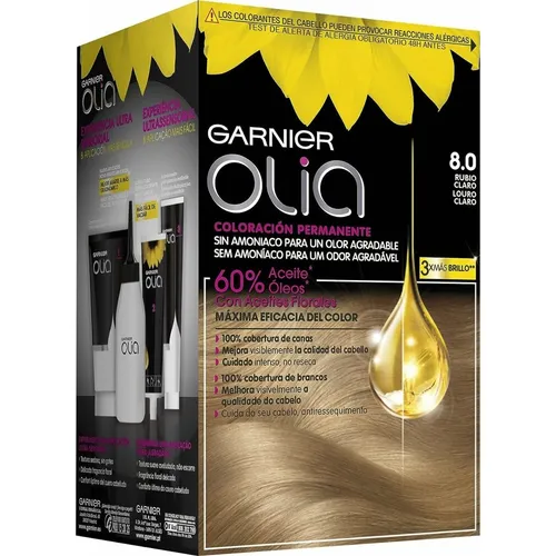 Produktbild Garnier Olia Permanent Coloring 8,0 Hellblond