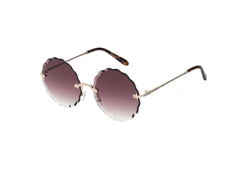 BEZLIT Eyewear Retrosonnenbrille Rund Form Designer Damen Sonnenbrille (1-St) mit bunten Linsen