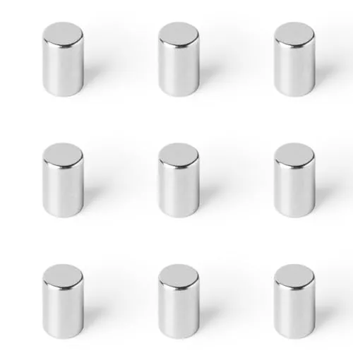 Strong Magnets Neodym Magnet - Rund 5 x 8 mm - 20 Stück - Extra stark, hält bis 1 KG - Für Magnettafel, Kühlschrank, Whiteboard, Pinnwand, Büro