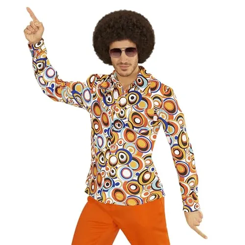 Partyhemd Disco Schlager Retro 70er 80er Jahre - Herrenkostüme im Retro-Look, ideal für jede Disco-Party und perfekt für 70er Jahre Fans!