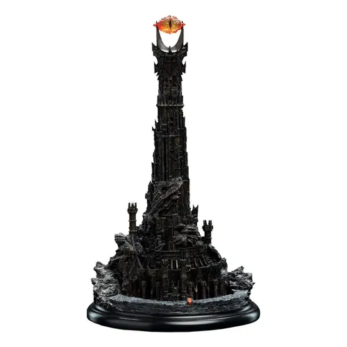 Weta Workshop Herr der Ringe Statue Barad-dur 19 cm - Actionfigur der Barad-dur Statue, detailreich gestaltet mit abnehmbarem Auge von Sauron und 360-Grad-Umgebungsdesign – ein Muss für jeden Fan der Herr der Ringe Trilogie!