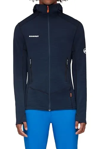 Mammut Taiss Light ML Hooded Jacket Men marine (5118) 3XL - Herren Midlayer für Skitouren und Freeskiing, atmungsaktiv und mit helmtauglicher Kapuze für optimalen Komfort bei intensiven Aktivitäten.