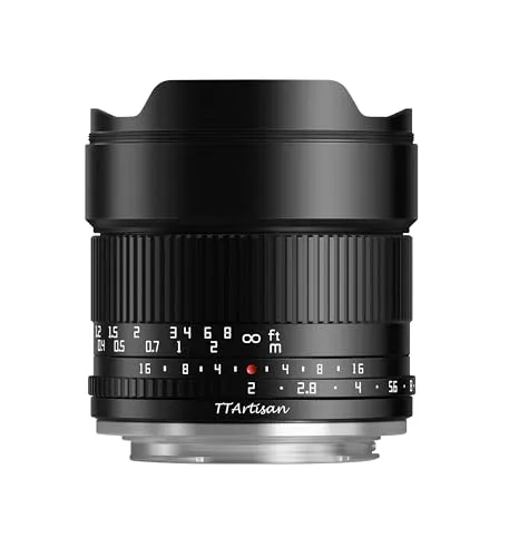 TTArtisan 10mm f2 für Nikon Z - Ultraweitwinkelobjektiv für Nikon Z, bietet eine lichtstarke Blende von f2 für beeindruckende Aufnahmen bei schwachem Licht.