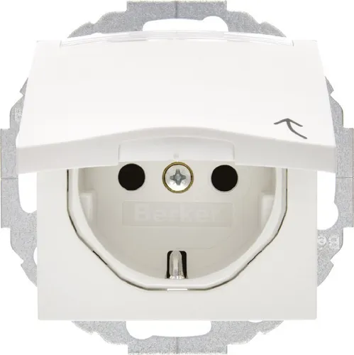 Berker Schuko-Steckdose pws 47461909 Schutzkontakt Steckdose Steckdosen Stecker