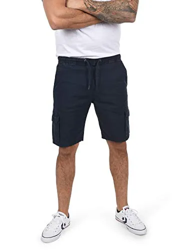Indicode Cargoshorts IDFrances mit elastischem Bund - Stylische Cargoshorts für Herren, perfekt für warme Tage. Robustes Material bietet hohe Strapazierfähigkeit und Bewegungsfreiheit – ideal für Freizeit und Outdoor. Vielseitig kombinierbar für lässige Looks.