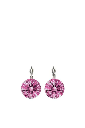 COLLEZIONE ALESSANDRO Paar Ohrhänger mit Swarovski® Steinen in pink von collezione alessandro
