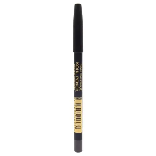 Max Factor Kohl Kajal Charcoal Grey 50 – Grauer Kajal perfekt für Smokey Eyes – Lidstrich auftragen leicht gemacht – 1 x 4 ml | 4 ml (1er Pack)