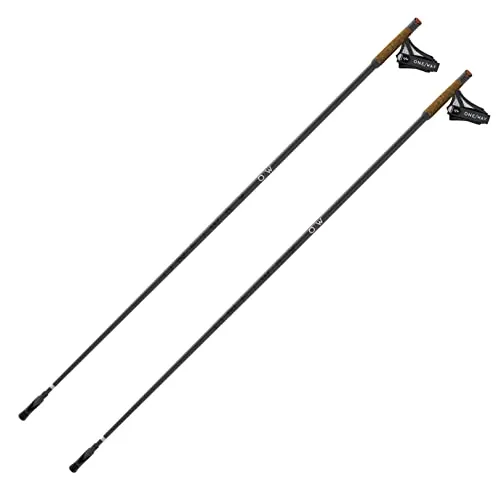 Nordic Walking Stöcke OneWay Team 4 Mag Asphalt 115cm Carbon Wanderstöcke Trekking