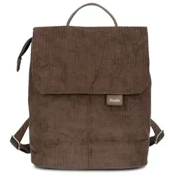 Zwei Rucksack Mademoiselle MR8 - Braun - Stylischer City-Rucksack der Marke Zwei mit cleverem Innenraumkonzept. Ideal für Damen, bietet er zusätzlichen Stauraum und schnellen Zugriff auf Ihre Essentials. Hergestellt aus robustem Material, perfekt für den aktiven Alltag.