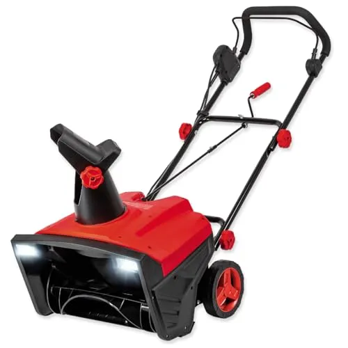 WALTER Elektro Schneefräse 2300 W – 50 cm Arbeitsbreite, 25 cm Räumhöhe, LED-Scheinwerfer, 9 m Wurfweite, 190° Auswurf – leise & kraftvoll für Einfahrt & Gehweg