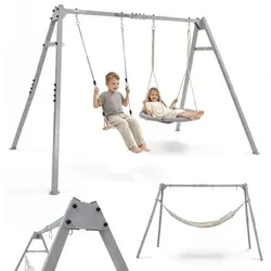Gartenschaukel 3in1 mit Vogelnest, Holzschaukel und Hängematte – Vielseitiger Spielspaß für den Garten - Entdecken Sie die 3in1-Gartenschaukel mit Vogelnest, Holzschaukel und Hängematte. Ideal für aktive Kinder und entspannende Momente im Freien. Robust und wetterfest, sorgt sie für unvergessliche Familienzeiten im Garten.