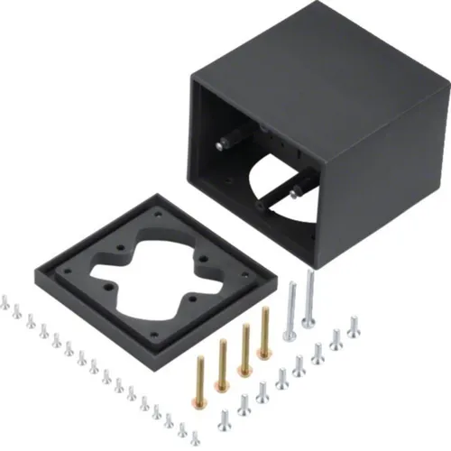 Hager GBZ29005 Gerätebecher Zapfsäule tiefschwarz