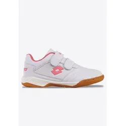 Lotto PACER K Sneaker weiß 33 EU - Sportliche Sneaker in Größe 33 EU, mit praktischem Klettverschluss und stylischem Design in 1044 WHITE/FR.PINK. Ideal für aktive Kinder und bequem für jeden Tag.