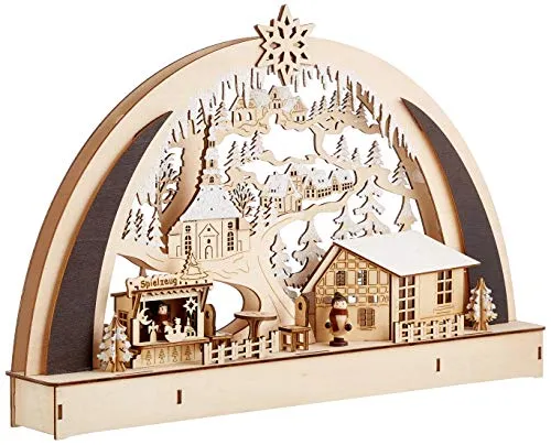 HGD CLB00-6020 Lichterbogen, Holz, farbig, groß