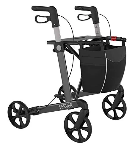 Rehasense Leichtgewicht Rollator Server M anthrazit von Rehasense