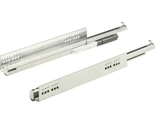 Hettich Vollauszugsystem Quadro V6/400 Silent System - 2 Stück - Zubehör für Möbel, bietet leises und sanftes Öffnen von Schubladen für optimalen Komfort und Benutzerfreundlichkeit.