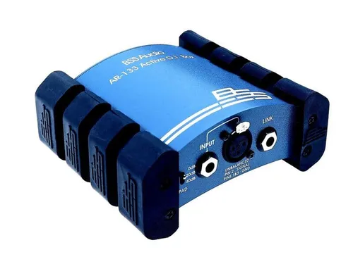 BSS Audio BSSAR133 Audio-Wandler DI-Box - Aktive DI-Box für eine hochwertige Signalübertragung, ideal für Live-Performances und Studioanwendungen.