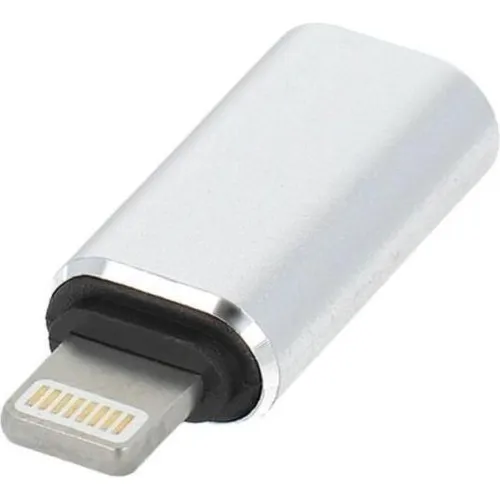 OEM Converter Adapter Type C (female) to Lightning (male) silver (USB-C, Lightning) (49068703)