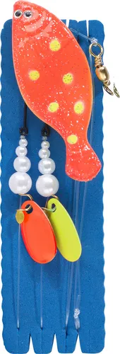 Balzer Inliner Plattfisch-Blinker System 100g UV-Orange-Gelb