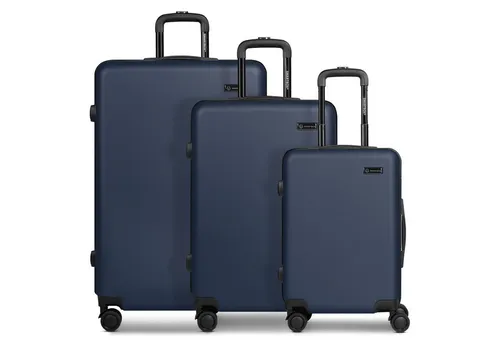 Smartbox Trolleyset Edition 05, 4 Rollen, 3-teilig - Koffer-Set aus robustem ABS mit praktischem Wäschefach und integriertem Zahlenschloss für Sicherheit. Ideal für stressfreies Reisen und maximale Organisation.