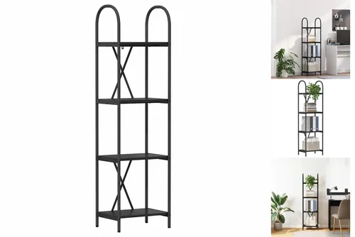 vidaXL Regal Schwarz Eichen-Optik 40 x 30 x 146 cm in schwarz von vidaXL