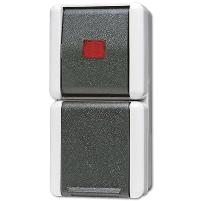 Jung 876KOW SCHUKO-Steckdose mit KO-Schalter von Jung