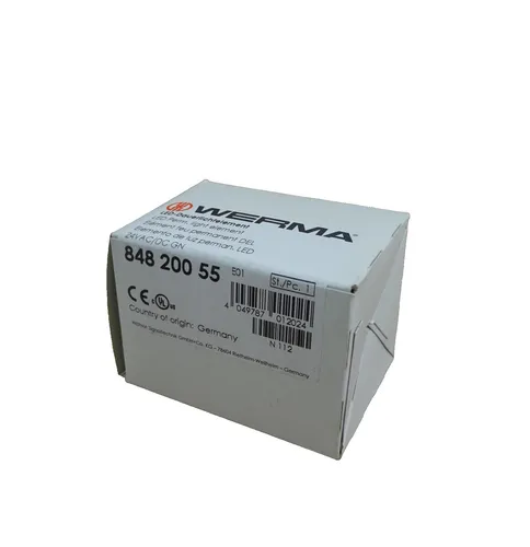 WERMA 848 200 55 -FS- LED-Dauerlichtelement 24VAC/DC - grün - Anzeigelampen mit bis zu 50.000 Stunden Lebensdauer, sehr heller Lichtpunkt für klare Signalisierung, IP54 Schutzart, ideal für industrielle Anwendungen.