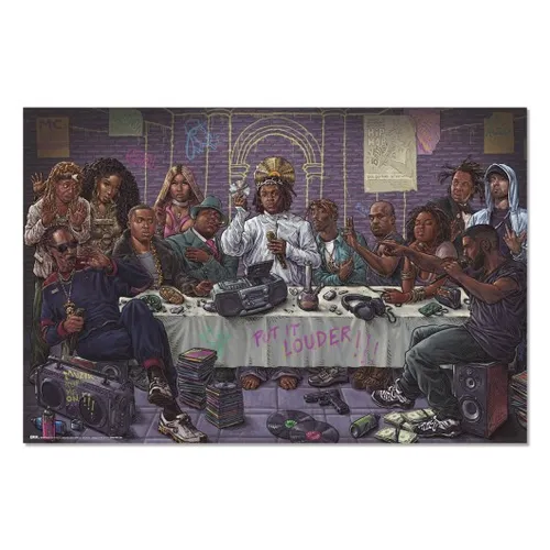 Poster Hip Hop Icons - Put It Louder -  Last Supper 91,5x61cm NEU 15669 ge