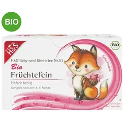H&s Bio Baby- und Kindertee Früchtefein Filterbeutel von H&S