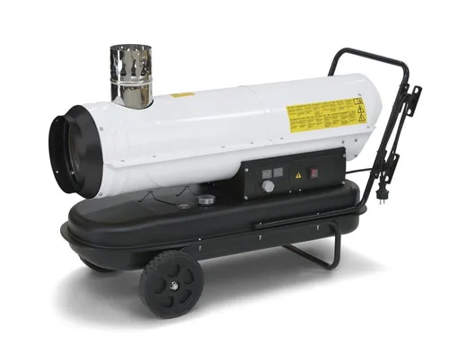 Trotec Ölheizgebläse IDE 30 - 30 kW Nennwärmeleistung, effiziente Beheizung mit 780 m³/h Luftmenge und niedrigem Ölverbrauch