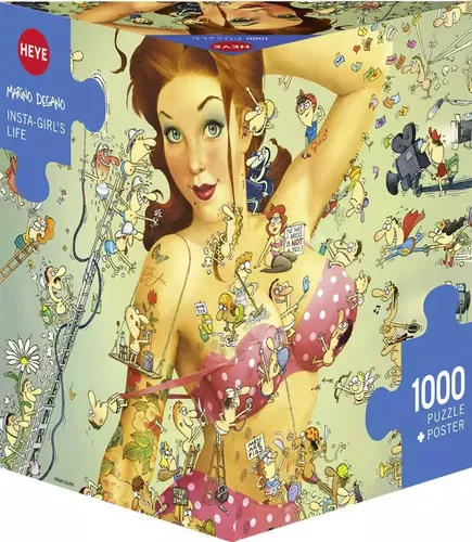 Puzzle 1000 Życie na Instagramie, Degano Heye 4001689299927 von Heye
