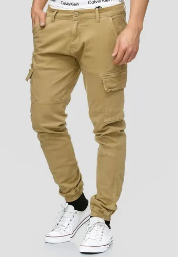 Indicode Cargohose August beige S von INDICODE