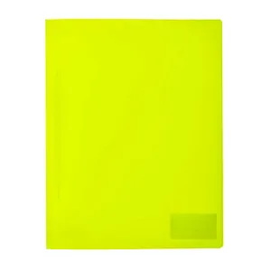HERMA Schnellhefter Neon Kunststoff neon-gelb DIN A4, 1 St. (4008705196369)