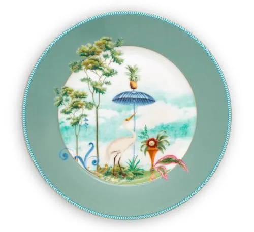 Pip Studio 51001250 Jolie Blue Teller 21 cm in blau von Pip Studio