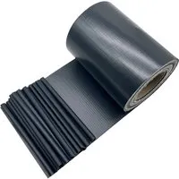 KARAT PVC Sichtschutzstreifen 19 cm x 35 m für Gartenzäune Blickdicht Anthrazit
