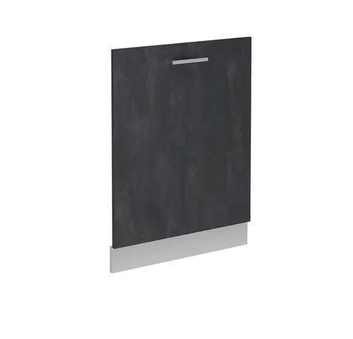 Vicco Frontblende R-Line, Schwarz Beton/Weiß, 60 cm ohne Arbeitsplatte