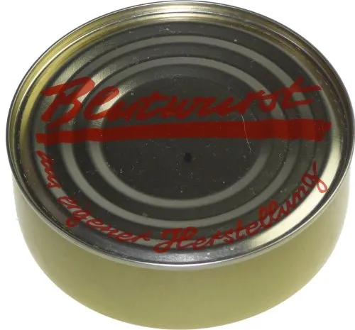 Schwarzwald Metzgerei: Dosenwurst Blutwurst Schwarzwurst Flöz (200g)