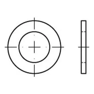 DIN 433 -1 A 2 10,5 A 2 K, 1000 Stück