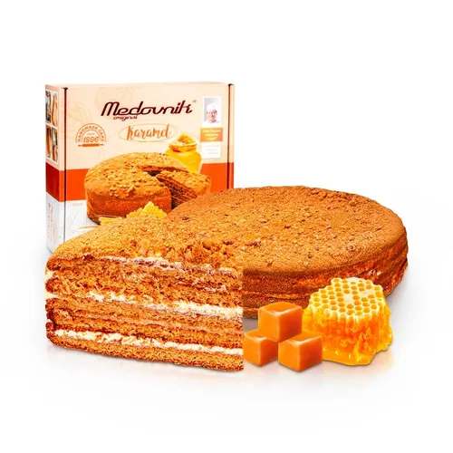 Honigtorte Medowik, mit Karamell, Medovnik, 900 g von medovnik