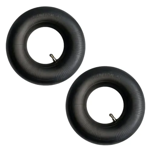 Stücke 4.10/3.50-4 Reifeninnenrohr Ersatz des Innenrohrs für Handwagen, Schubkarren, Rasenmäher, Sackkarrenrad 2