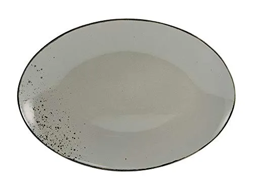 Creatable Nature Collection Platte Oval 35 cm Stone