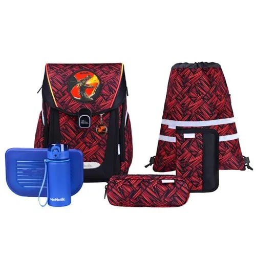 McNeill Schulranzen Set PRIMO 9tlg., ZACK – Komplettset für den Schulstart - Vielseitiges 9-teiliges Schulranzen Set mit ergonomischem Tragesystem, ideal für den täglichen Einsatz. Enthält alles für einen gelungenen Schulstart: Ranzen, Mäppchen, Sportbeutel und mehr!